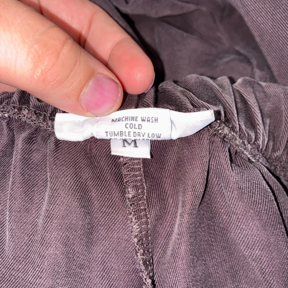 Bryn Walker Casbah Brown Elastic Waist 100% Tencel Wide Leg Pants Women Size M - Picture 5 of 10